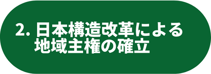 2. 日本構造改革による地域主権の確立